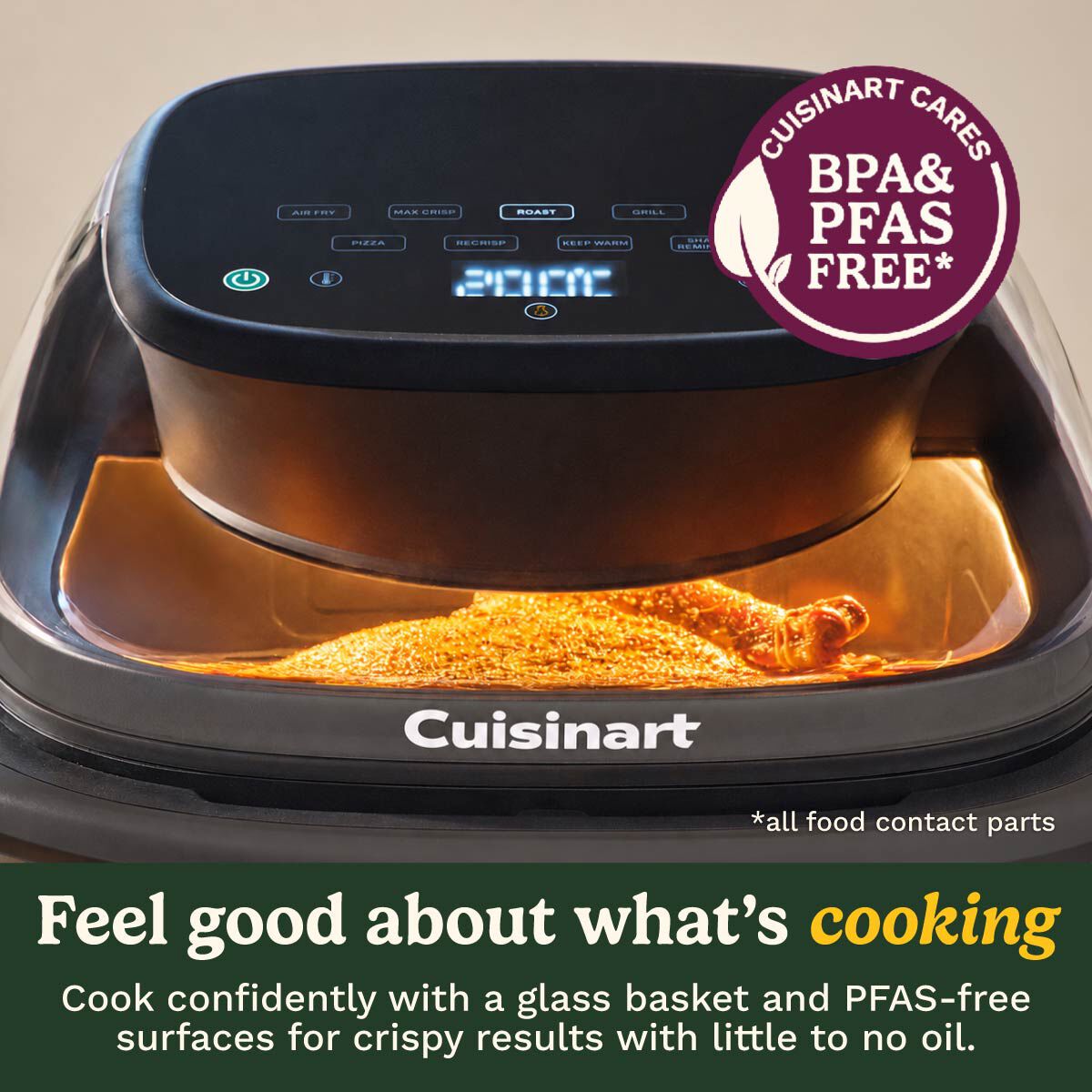 Cuisinart ClearView 3.8L Glass Air Fryer, , large 4