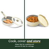 Cuisinart ClickSmart&trade; Ceramic Cookware Set with Detachable Handles 13pc, , small 8