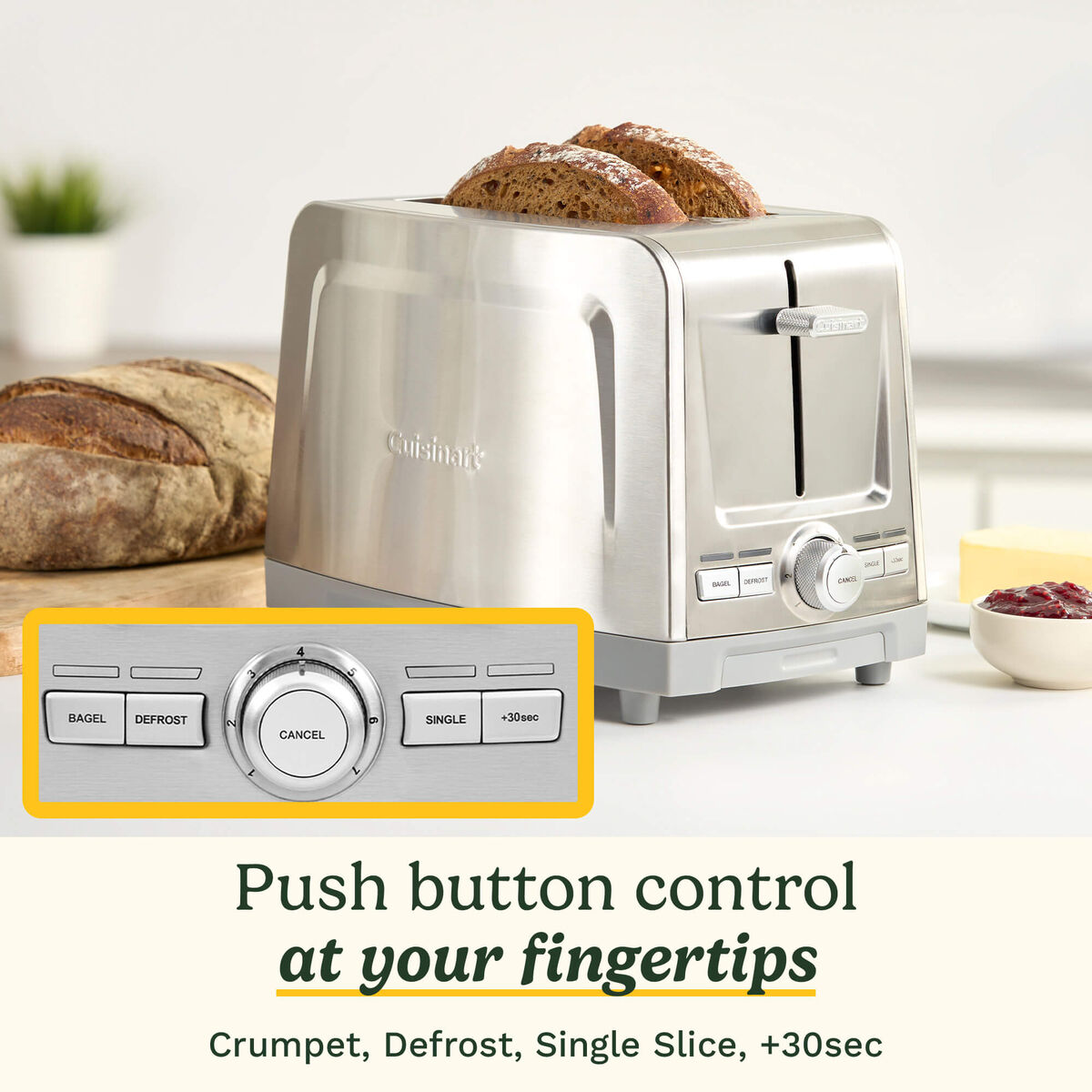 Cuisinart Core Collection 2 Slice Toaster Stainless Steel, , large 3