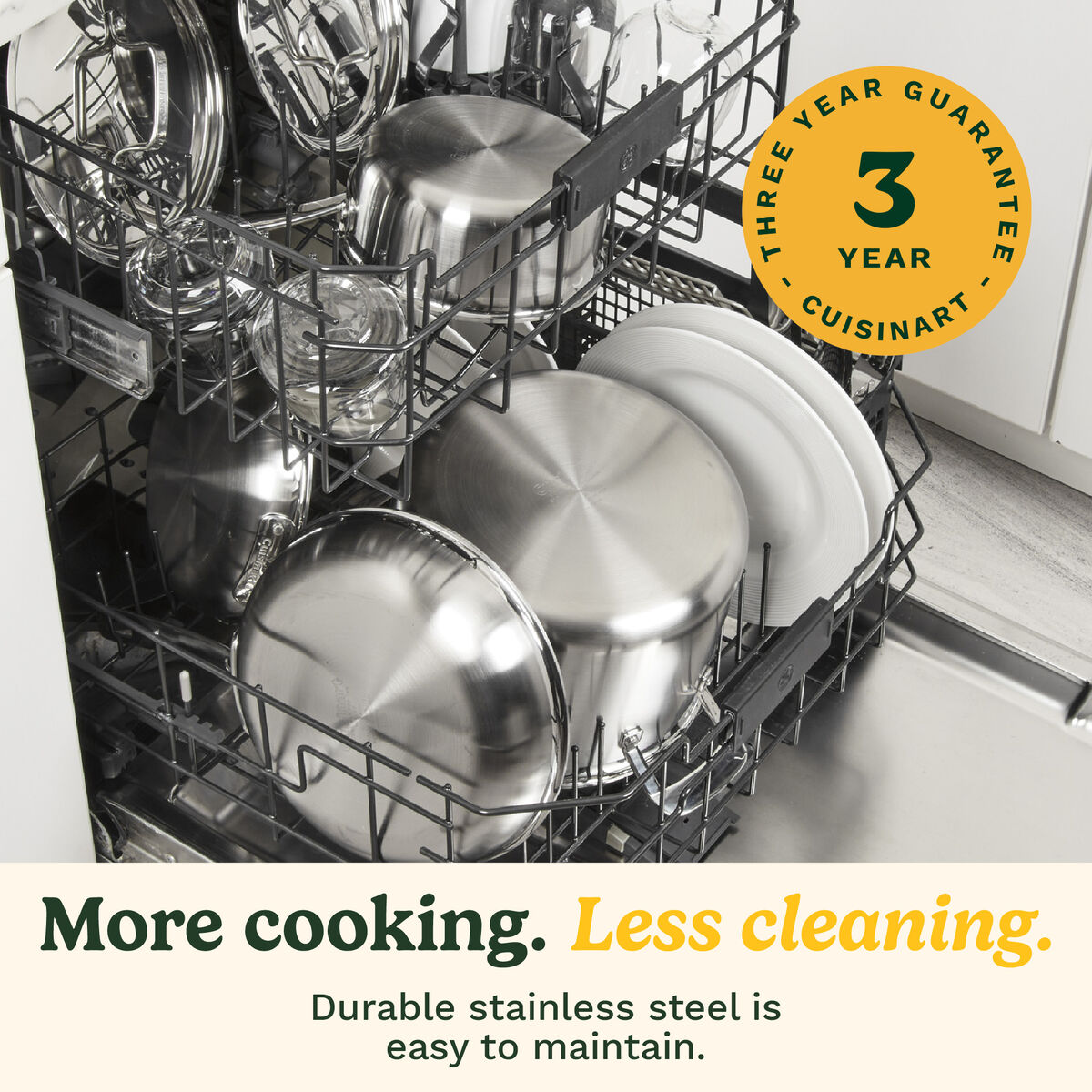 Cuisinart MultiClad Pro Triple Ply Stainless Steel Cookware Set 12 pc, , large 7